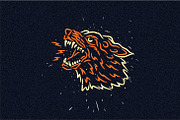 Head of Wild Beast - SVG,Vector,PNG, an Animal Illustration by Ben studio (Thumbnail 3 of 13)