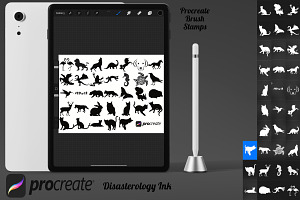 Animal Silhouettes Set 1 Procreate