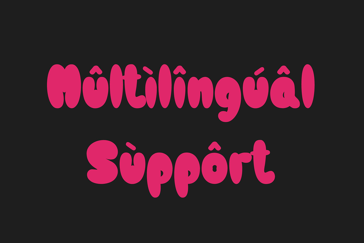 Bulb Layered Font preview 6