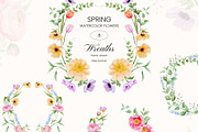 Spring Garden watercolor flowers, a Decorative Illustration by Yuliia Lashevska (Thumbnail 7 of 13)