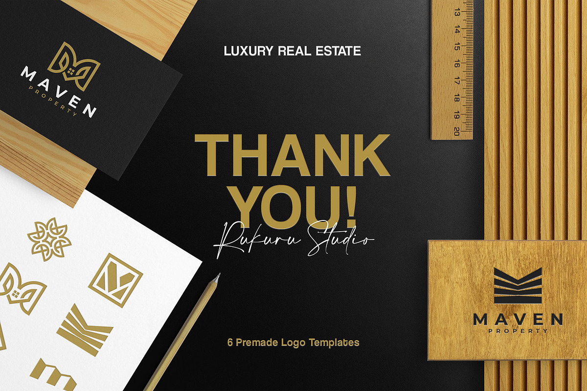 Luxury Real Estate Logo Collection, a Branding & Logo Template by Rukuru Studio (Photo 6 of 6)