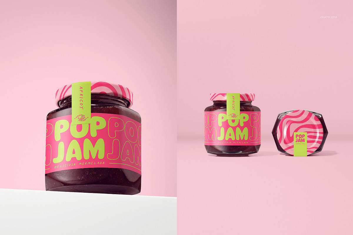Jam Jar Mockup Bundle, a Cups & Container Mockup by creatsy5 (Photo 15 of 65)