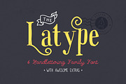 Latype Font Family - 70% off, a Sans Serif Font by vuuuds (Thumbnail 1 of 4)