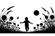 50 Garden Frame Silhouette Bundle, an Illustration by musafir_fashion (Thumbnail 7 of 51)