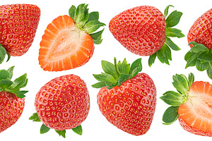 Fresh strawberries collection, a Photo by Max Lashcheuski