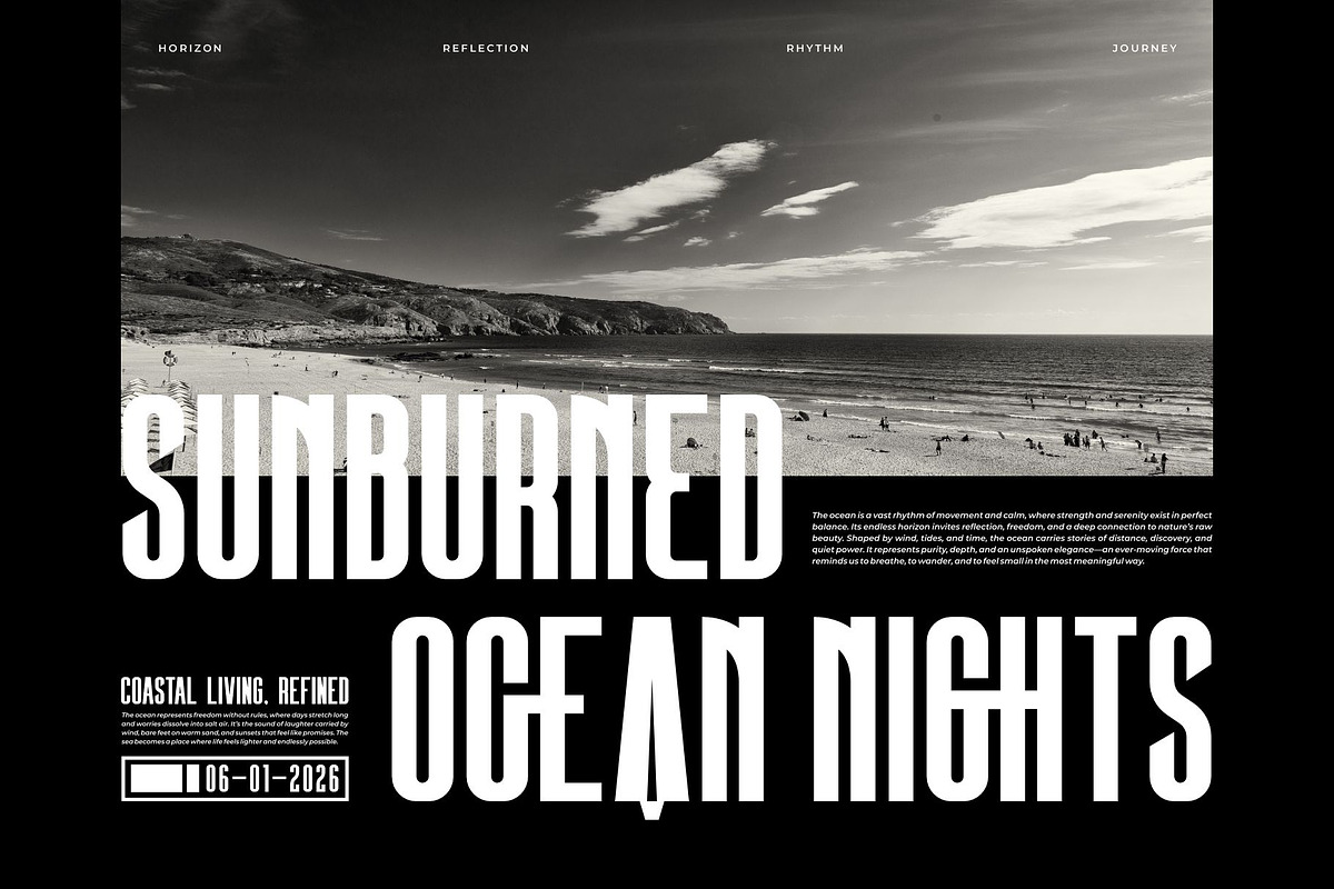 Sansbae || Modern Futuristic Display, a Sans Serif Font by Ermedia Studio (Photo 8 of 10)
