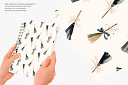 witch broom seamless pattern, a Pattern Graphic by Pink Studio Art (Thumbnail 4 of 4)