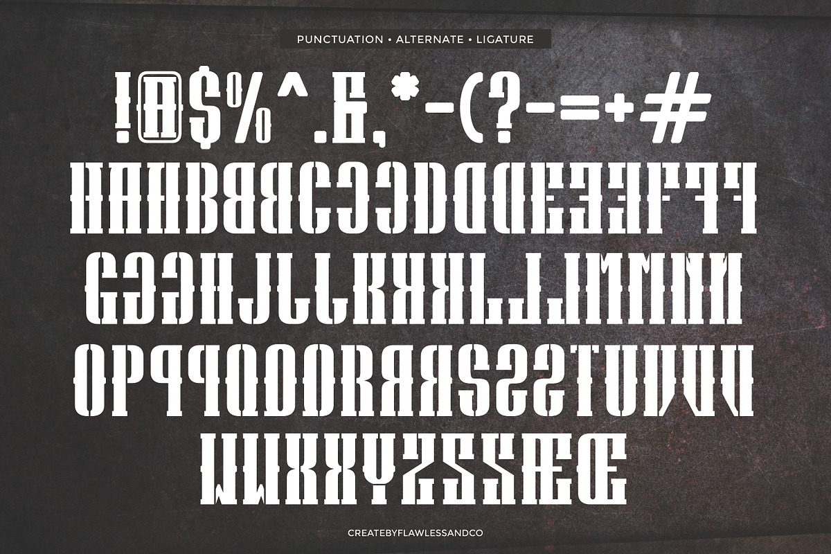 Deadhammer - Millitary Font, a Serif Font by Flawless And Co (Photo 8 of 10)