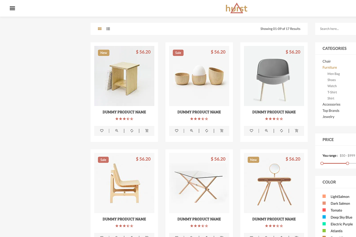 eCommerce Furniture HTML Template preview 3