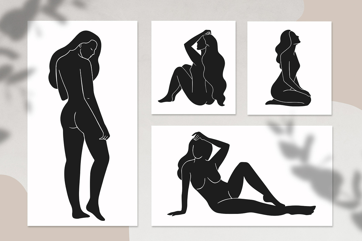 Woman Abstract Silhouette Collection, a Person Illustration by mejorana (Photo 8 of 11)