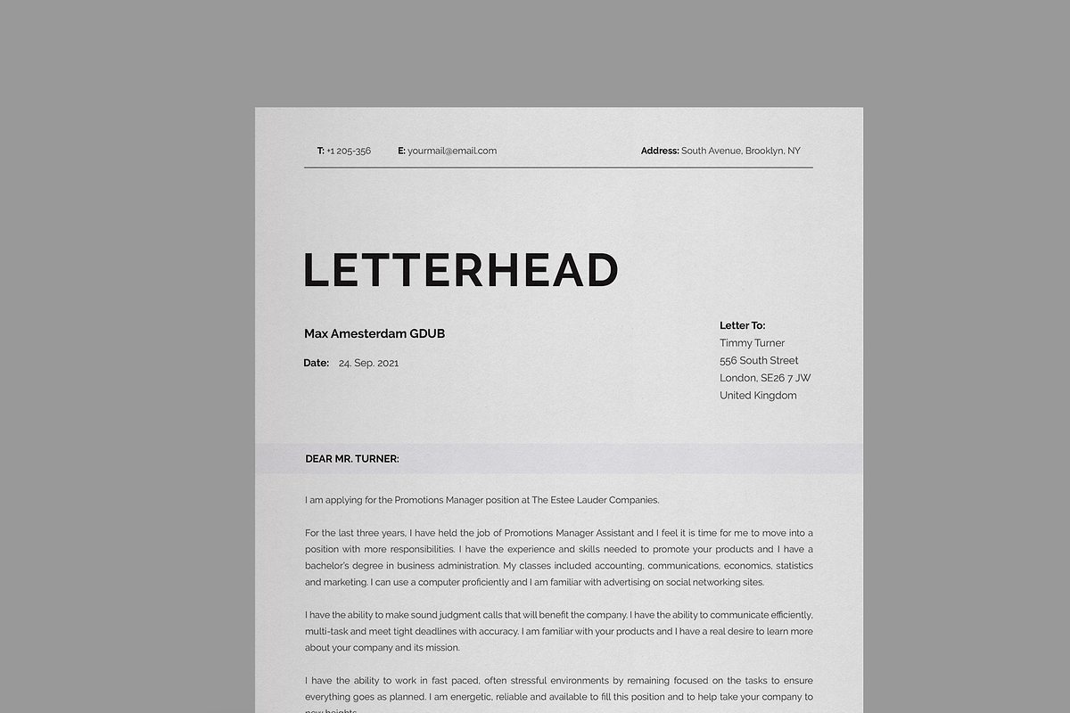 Invoice, a Stationery Template by UX-group (Photo 4 of 4)