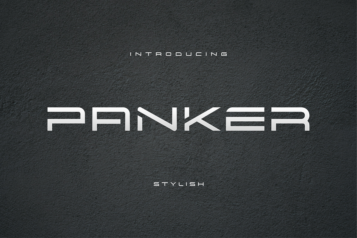 Panker Font, a Font by Kreabie (Photo 2 of 3)