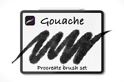 Gouache brushes for Procreate, a Brush Add-On by Art Sproot (Thumbnail 1 of 7)