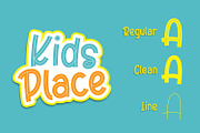Kids Place, a Sans Serif Font by sabrcreative (Thumbnail 2 of 9)