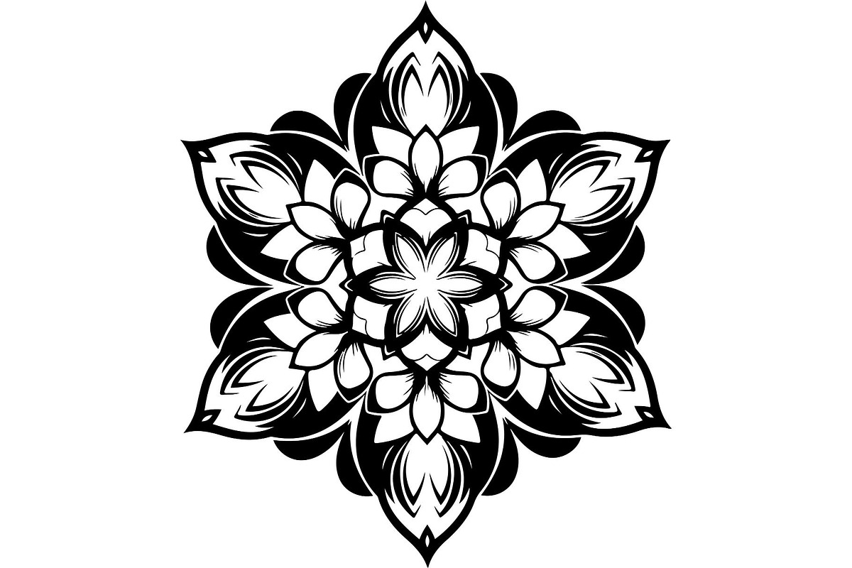 Ornamental Mandala Vector, an Object Graphic by Creativeshirt (Photo 6 of 19)