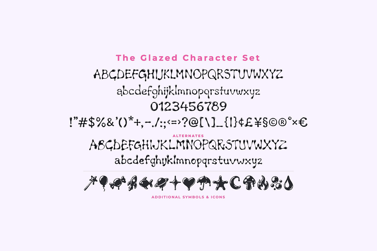Fluidglaze Liquid Display Font, a Handwritten Font by Graphic Spirit (Photo 2 of 8)