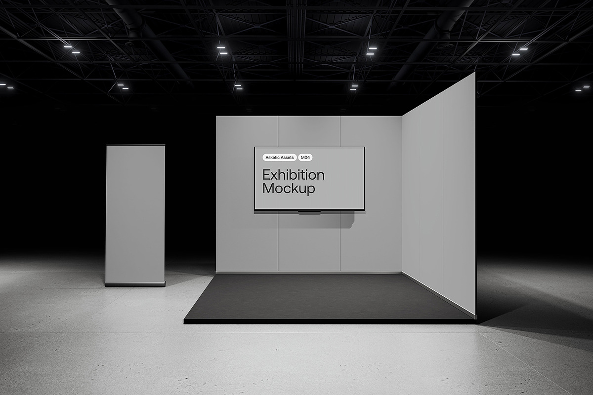Modular Exhibition Mockup M04, an Advertising Mockup by Asketic (Photo 4 of 7)