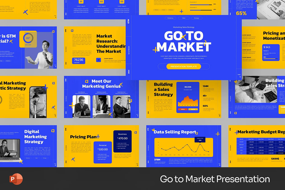 Go to Market Powerpoint  Templates, a Presentation Template by Fit-tee (Photo 1 of 2)