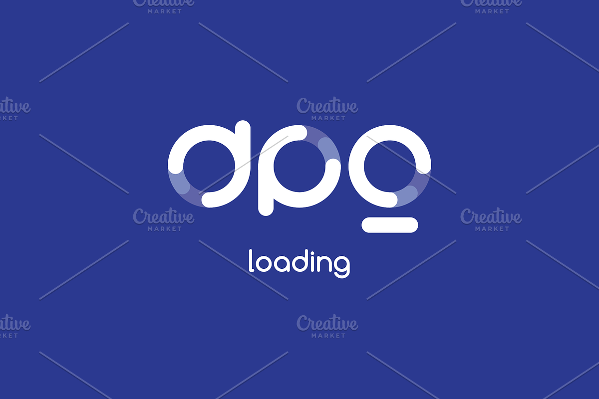 DPG loading monogram, a Branding & Logo Template by MuzaInspires (Photo 2 of 3)