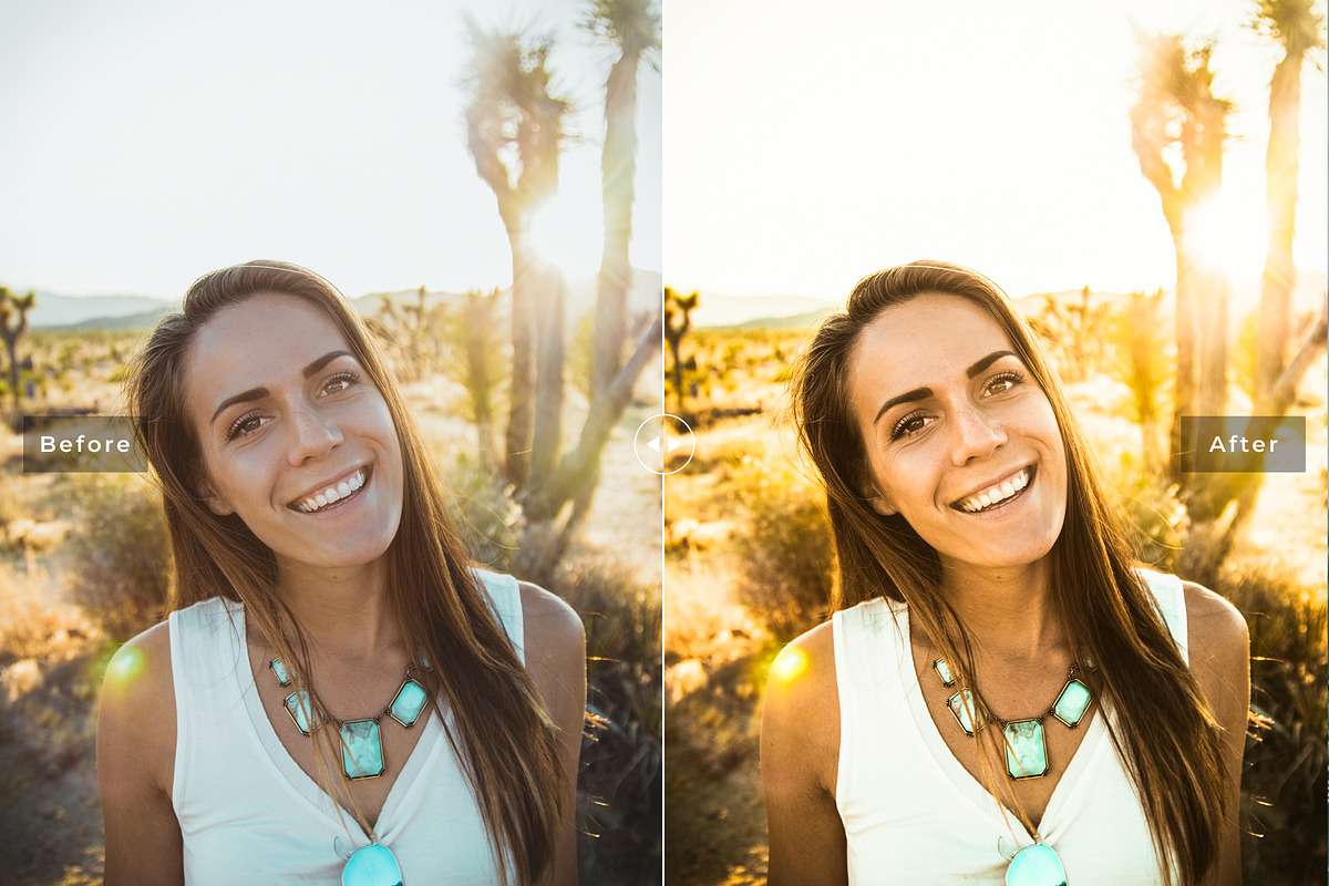Sunset Desert Lightroom Presets preview 3