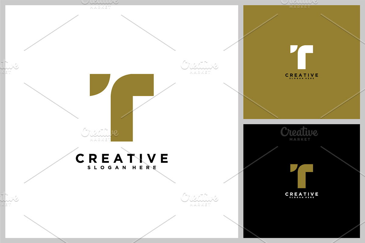initials letter T abstract logo, a Branding & Logo Template by quadrazo
