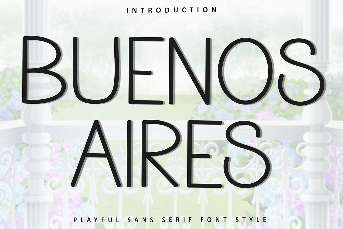 Buenos Aires, a Sans Serif Font by InermediaSTUDIO (Photo 1 of 8)
