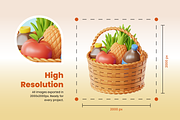 3D Fall (Autumn) Icons, a Scene 3D Model by Flat Icons (Thumbnail 7 of 8)