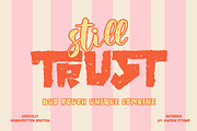 Still Trust - Combine Handwritten, a Handwritten Font by Haksen (Thumbnail 1 of 9)