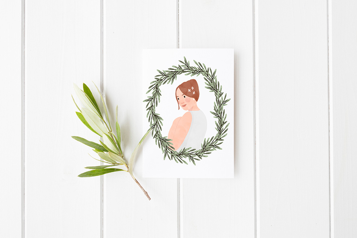 Wedding & Valentine Portrait Creator, a Decorative Illustration by Tabita's shop (Photo 7 of 8)