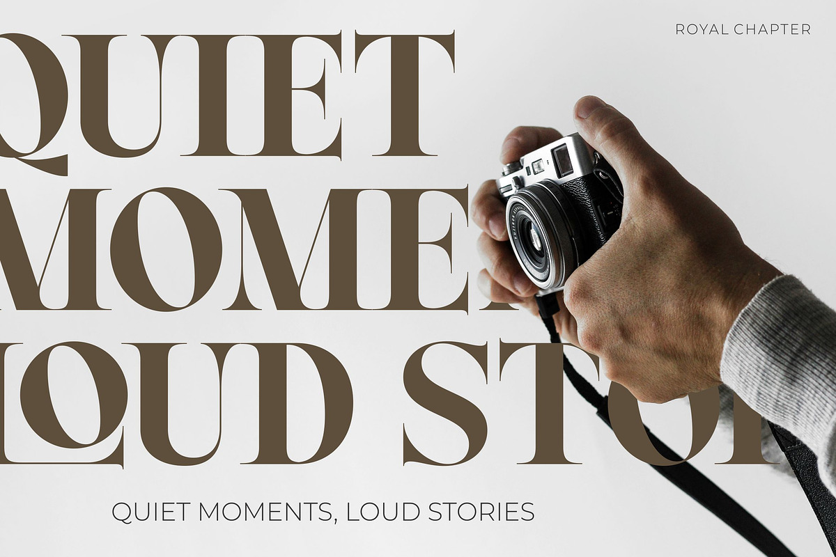 Royal Chapter - Modern Serif, a Serif Font by ErgibiStudio (Photo 3 of 12)