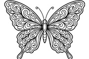 Ornamental Butterfly SVG Bundle, an Object Graphic by Gfx_Store (Thumbnail 7 of 16)