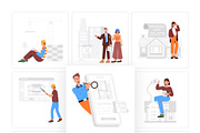 Real Estate Flat Illustrations, a Person Illustration by Vectors Market (Thumbnail 8 of 8)