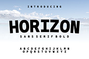 Horizon - Bold Sans Serif Font, a Sans Serif Font by Limited.studio (Thumbnail 1 of 6)