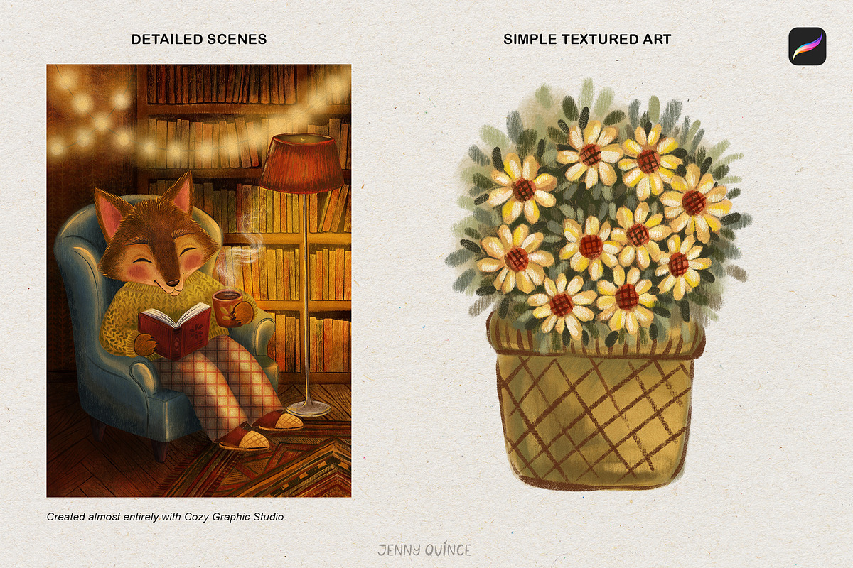 Procreate Brushes - Graphic Studio, a Brush Add-On by Jenny Quince (Photo 8 of 14)