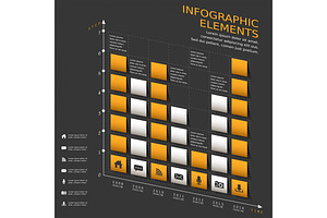 Abstract Chart Infographics