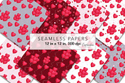 Valentine's Day Backgrounds, a Pattern Graphic by Serghei Caraulan (Thumbnail 9 of 9)