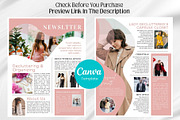 Canva Newsletter Template Fashion, an Email Template by PixelCraft (Thumbnail 2 of 5)