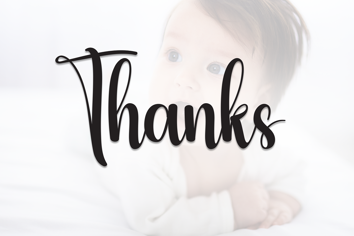 Babyish | Script Font, a Handwritten Font by Scratchones (Photo 9 of 9)