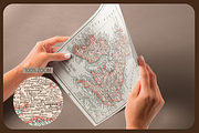 Vintage Maps of the World Bundle, a Background Graphic by Golden Vision Studio (Thumbnail 3 of 8)
