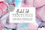 7 Huge Seamless Purple Ink Textures, a Texture Graphic by AdenaJ (Thumbnail 1 of 14)