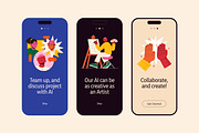 Human X AI Vector Illustrations, a Technology Illustration by Framley (Thumbnail 4 of 8)