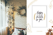 Christmas Hand Lettered Vector Quote, an Object Graphic by Creativemaker (Thumbnail 5 of 11)