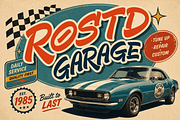 Glops – Retro Brush Font, a Handwritten Font by figuree studio (Thumbnail 6 of 10)