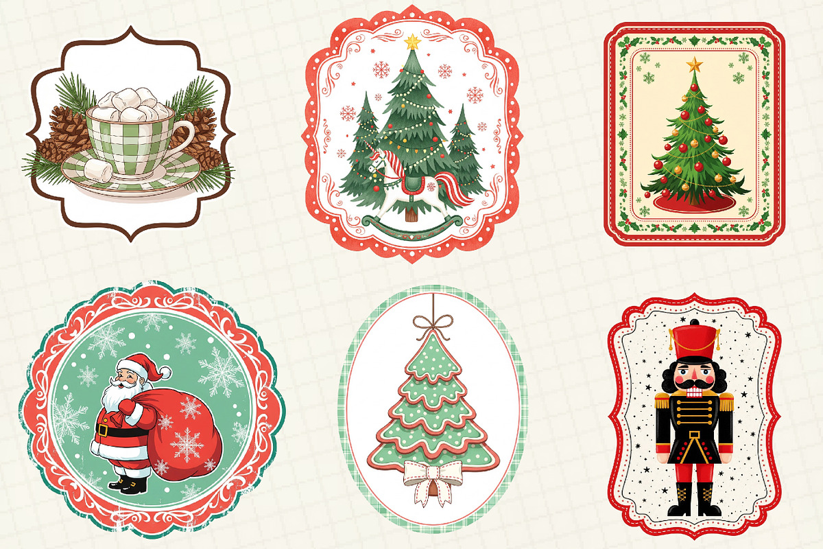 Christmas Frames Sublimation, an Illustration by OK Design (Photo 2 of 5)
