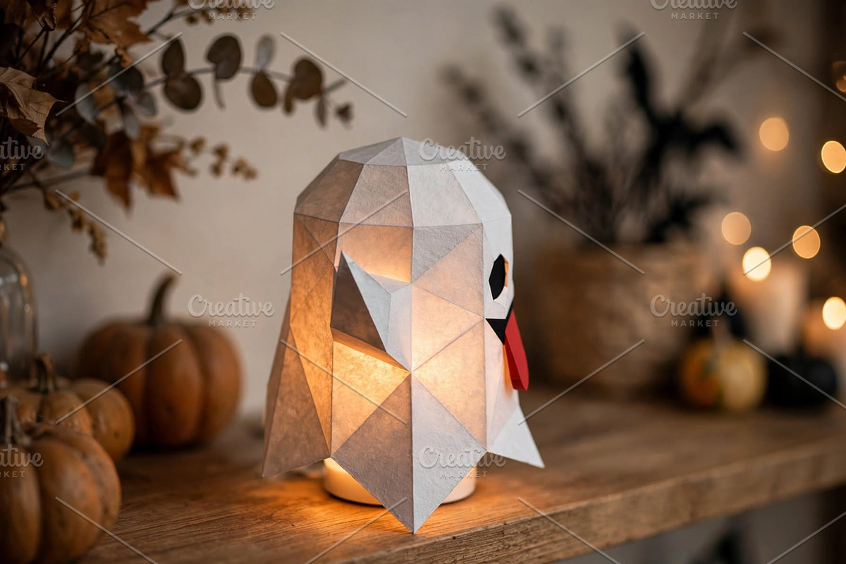 Haloween Ghost - 3d papercraft, a Card Template by PAPER amaze (Photo 4 of 5)
