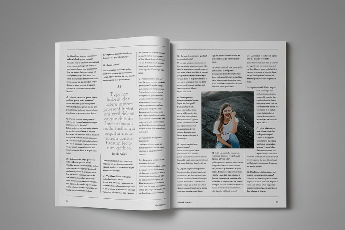 Mihawk Magazine (2017 Edition), a Magazine Template by Bokuto (Photo 9 of 18)