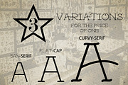 Traditional Tattoo Cap N' Serif, a Serif Font by Aloha Bhava (Thumbnail 2 of 9)