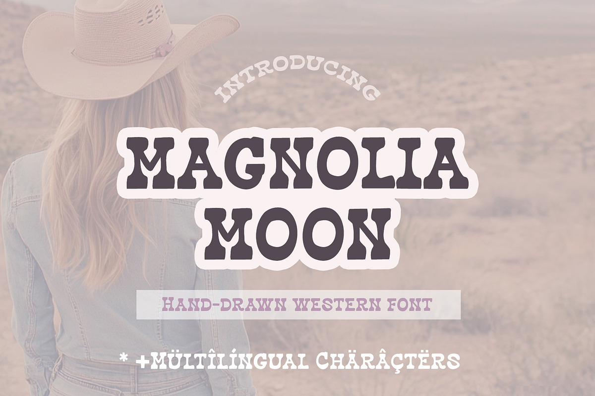 Magnolia Moon Western Style Font, a Handwritten Font by Mastilo Designs (Photo 1 of 7)