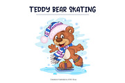 Set of Cartoon Teddy Bears 03., an Animal Illustration by KENO Mascots (Thumbnail 6 of 13)