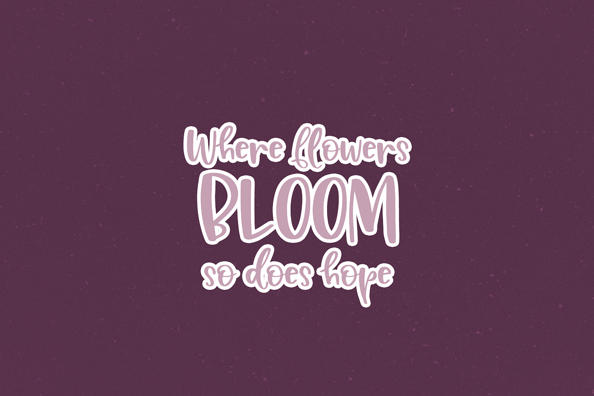 Plum Cobbler Handwritten Font, a Script Font by Beck McCormick (Photo 3 of 10)